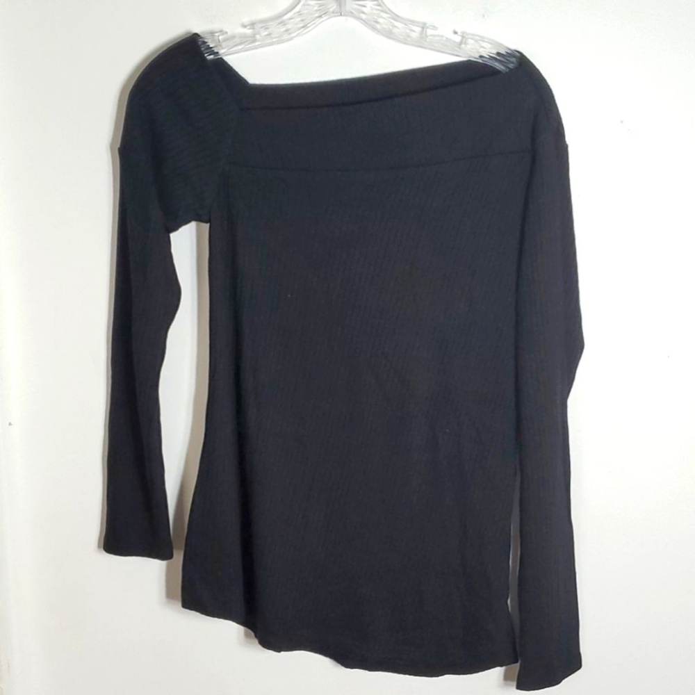 Michael Lauren Off the Shoulder Sweater Size Medium Black